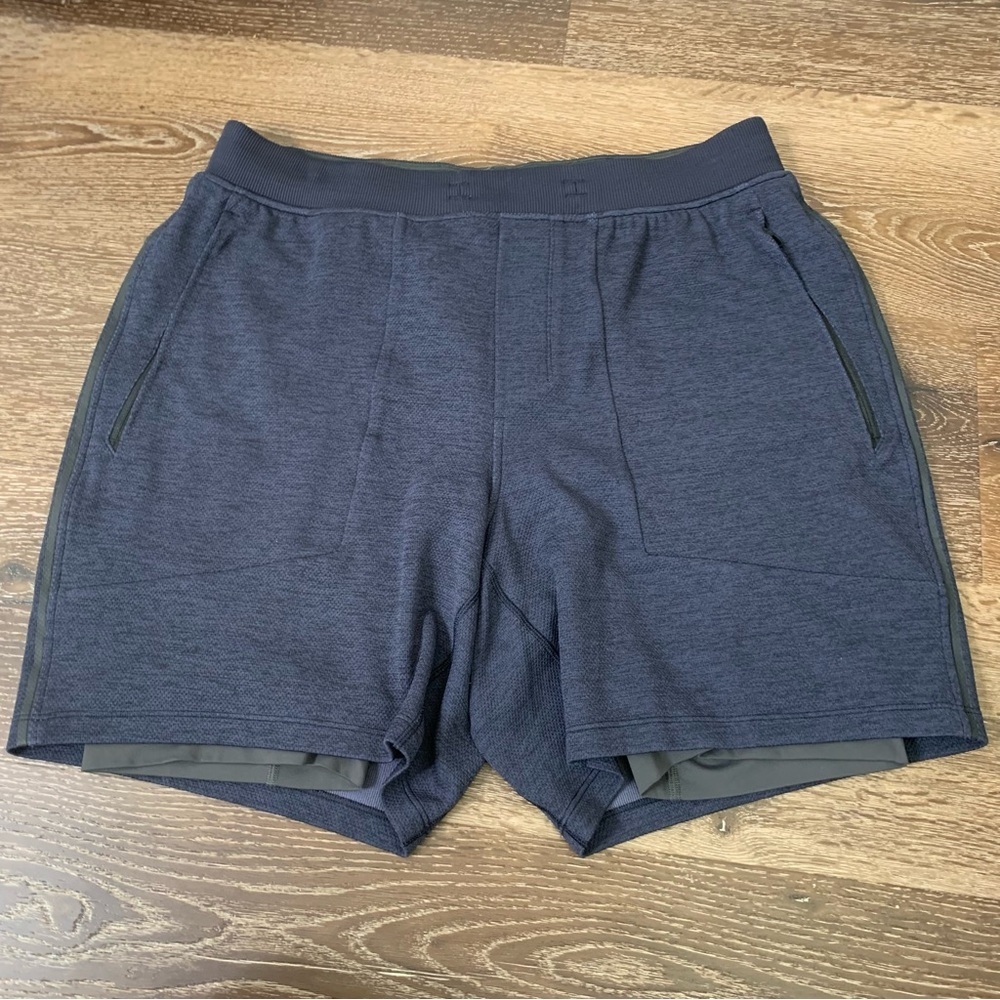 Lululemon T.H.E. Short 7" Lined men’s shorts Blue large - Picture 5 of 11